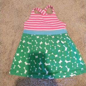 Mini Boden Stripped and Polka Dot Shirt 2-3Yrs